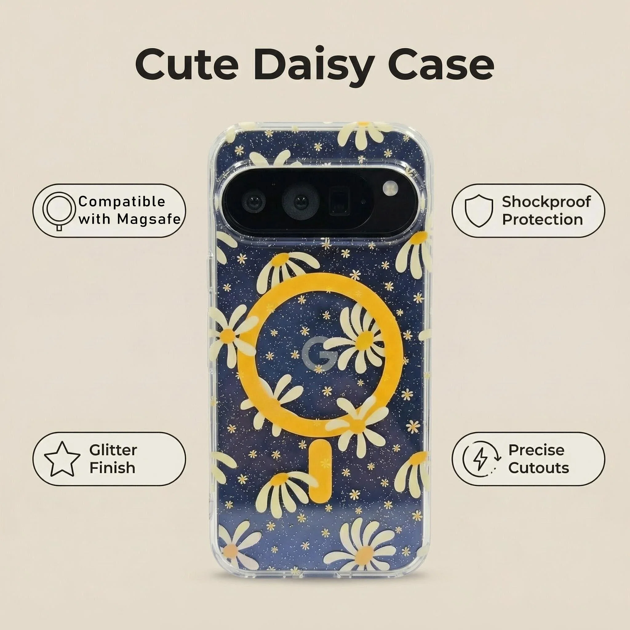 Trendy Elegant Sunflower Glitter Woman Shell For Google Pixel 10 Pro XL 9Pro 10A 9A IMD Transparent Anti-drop Protect Back Cover
Trendy Elegant Sunflower Glitter Woman Shell For Google Pixel 10 Pro XL 9Pro 10A 9A IMD Transparent Anti-drop Protect Back Cover