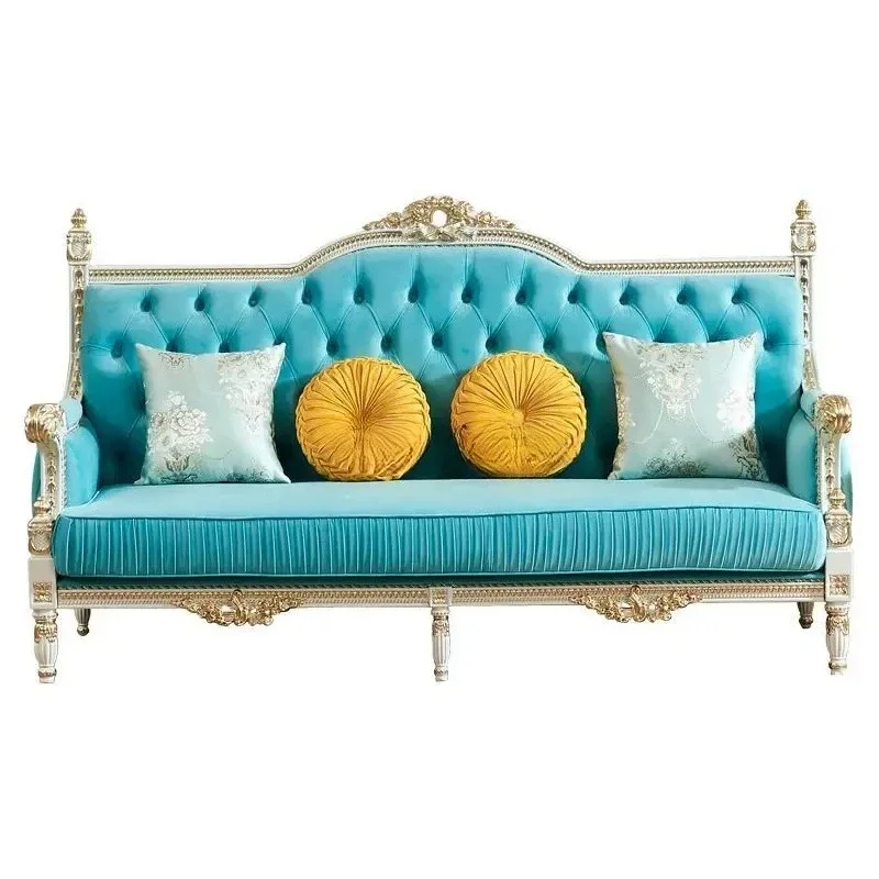 Европейский диван, американский роскошный французский кожаный диван с резьбой по дереву и цветком золотого цвета
Европейский диван, американский роскошный французский кожаный диван с резьбой по дереву и цветком золотого цвета
