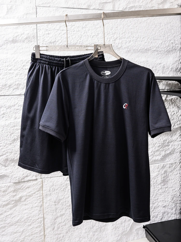 Breathable Casual Sporty Men's Short Sleeve T-Shirt And Shorts Set Fine Texture Summer Versatile Lightweight Comfortable
Breathable Casual Sporty Men's Short Sleeve T-Shirt And Shorts Set Fine Texture Summer Versatile Lightweight Comfortable