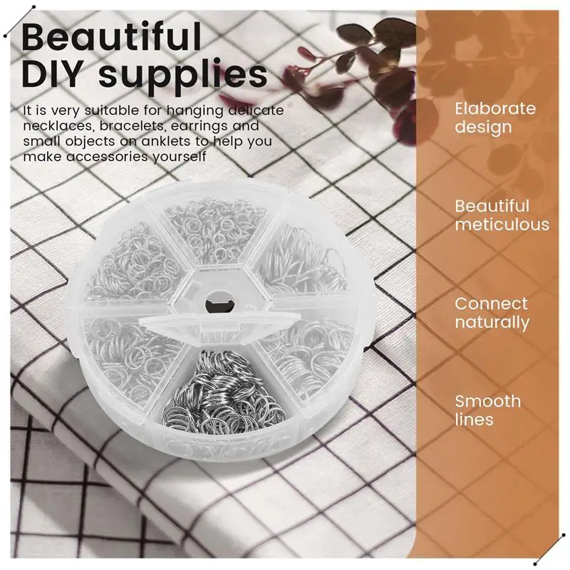 1390Pcs O Ring Connectors Metal Open Jump Rings Set Metal Jump Rings For Jewelry Making Connectors
1390Pcs O Ring Connectors Metal Open Jump Rings Set Metal Jump Rings For Jewelry Making Connectors