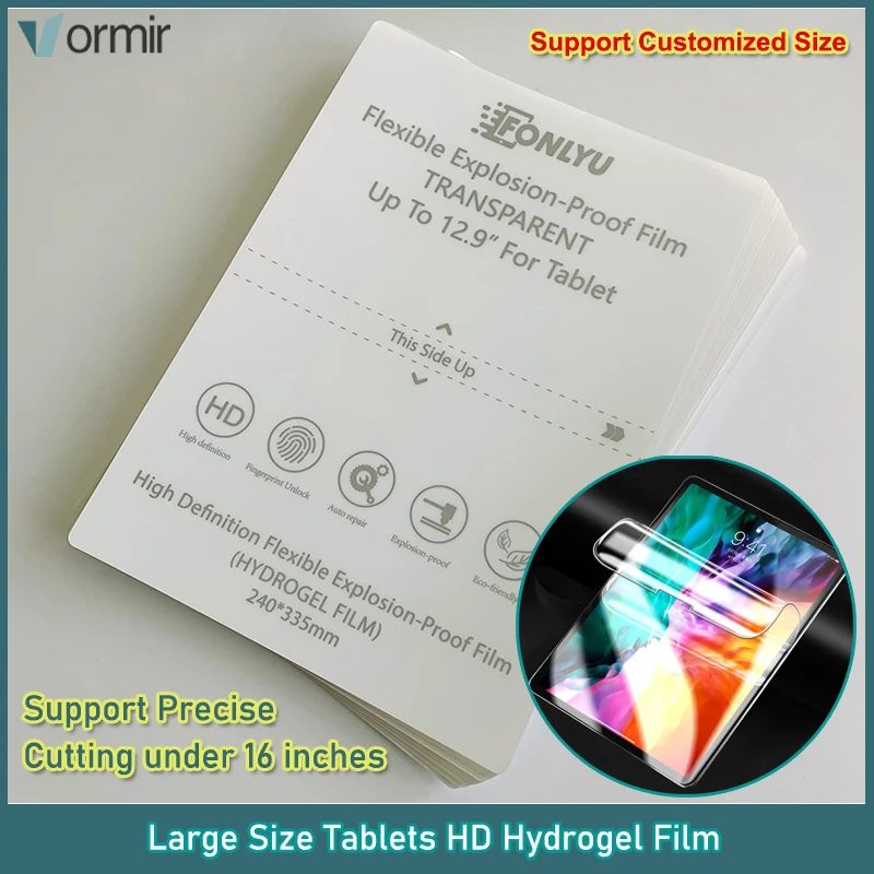 Vormir Flexible Hydrogel Film for iPad HD 12.9 LCD Screen Protectors For Tablets Laptop SS-890C Pro Max Film Cutting Machine
Vormir Flexible Hydrogel Film for iPad HD 12.9 LCD Screen Protectors For Tablets Laptop SS-890C Pro Max Film Cutting Machine
