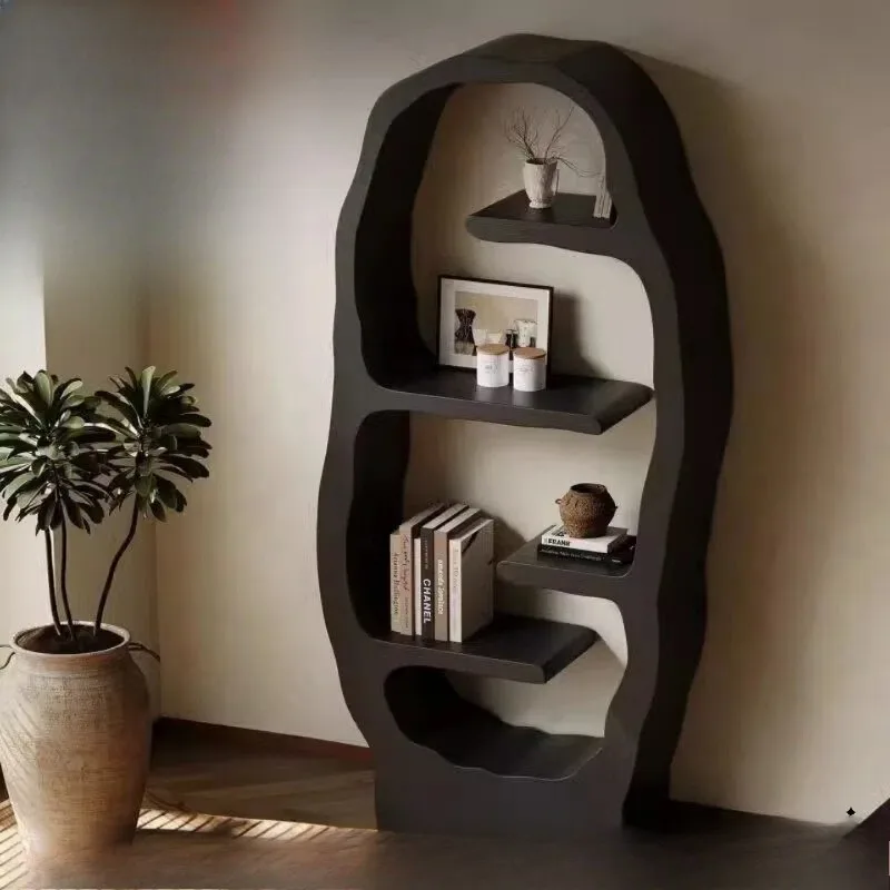 Minimalist paint bookcase solid wood living room shelf decorative rack art wall cabinet
Minimalist paint bookcase solid wood living room shelf decorative rack art wall cabinet