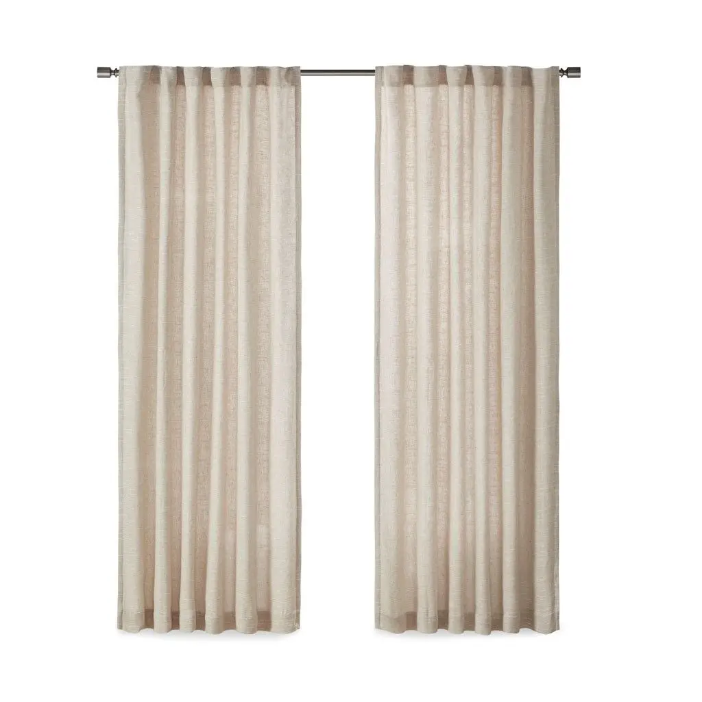 Faux Linen Rod Pocket and Back Tab Fleece Lined Curtain Panel(Only 1 Pc Panel)
Faux Linen Rod Pocket and Back Tab Fleece Lined Curtain Panel(Only 1 Pc Panel)