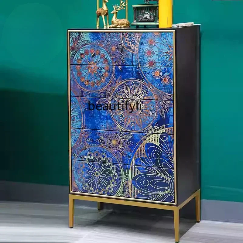 32 Solid wood bedroom locker, living room against the wall, simple modern chest of drawers, light luxury locker
32 Solid wood bedroom locker, living room against the wall, simple modern chest of drawers, light luxury locker