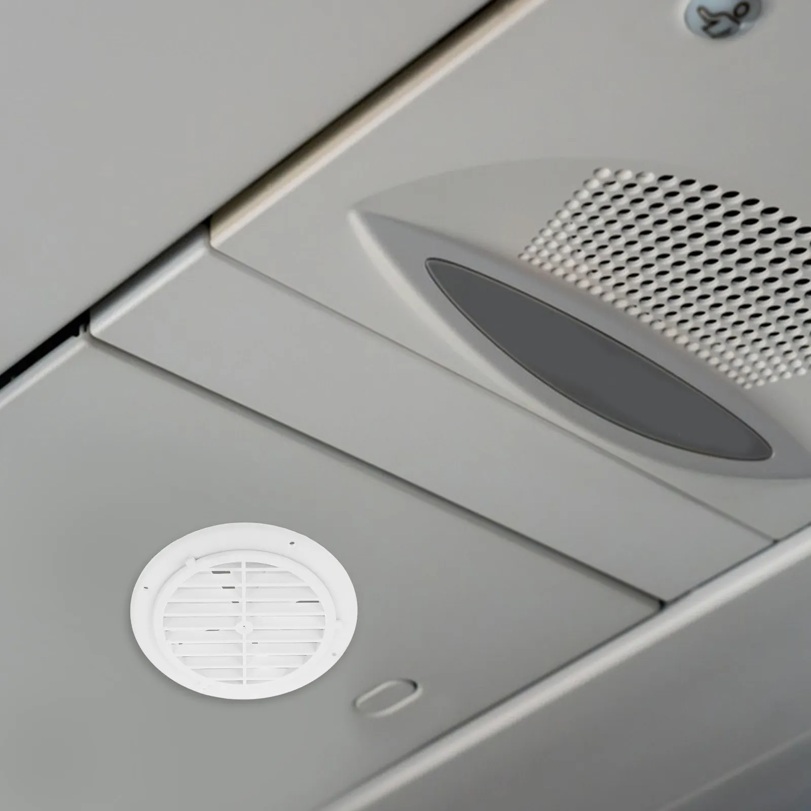 Round Louvered Air Vent Cover Rv Yacht Trailer Wall Ceiling Floor Installation Easy Fresh Air Circulation Elegant Design
Round Louvered Air Vent Cover Rv Yacht Trailer Wall Ceiling Floor Installation Easy Fresh Air Circulation Elegant Design