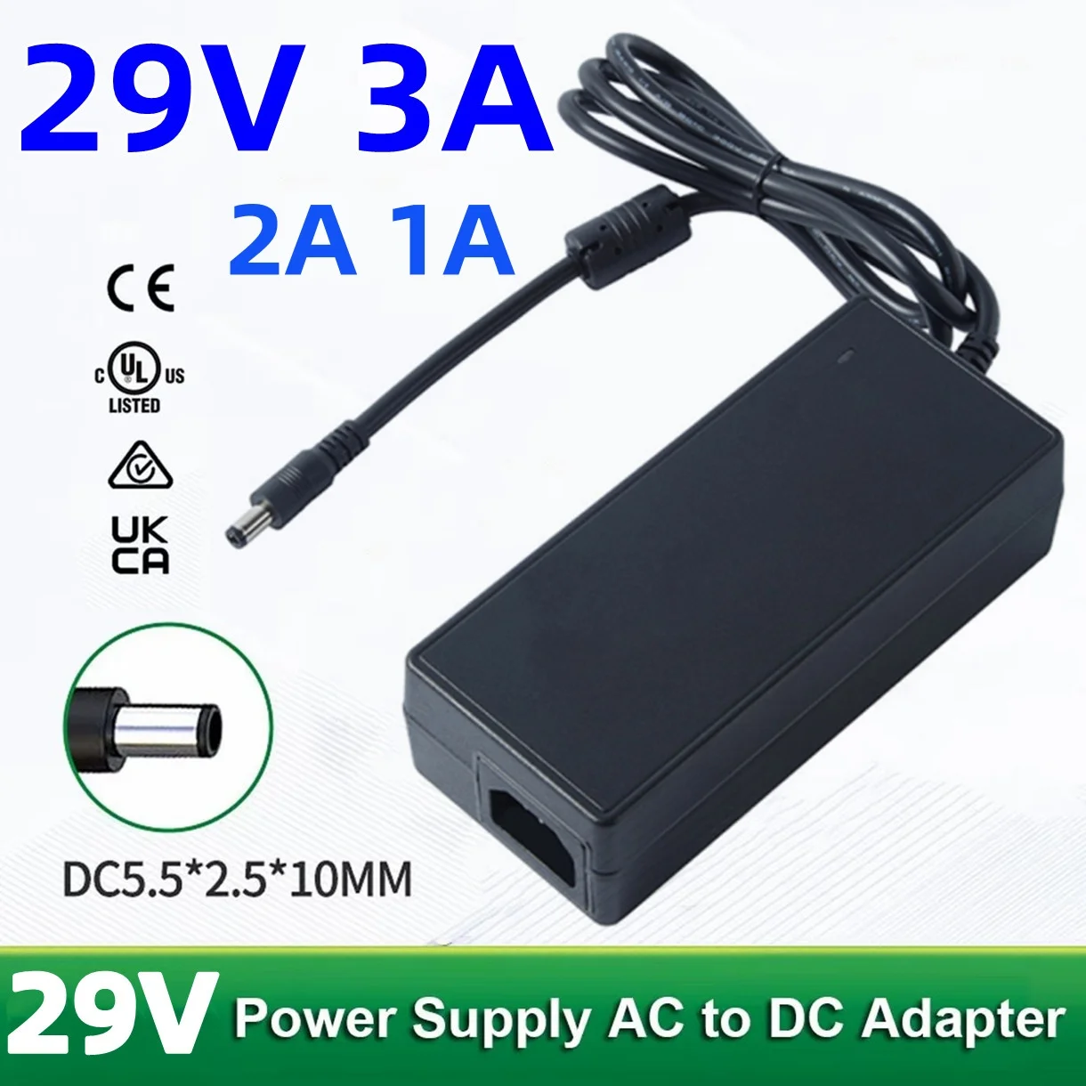29V 2A Power Supply 29V3A 29V1A 29V2a AC DC Adapter Source Converter Charger Power Adaptor For Electric Sofa Massage Chair Bed
29V 2A Power Supply 29V3A 29V1A 29V2a AC DC Adapter Source Converter Charger Power Adaptor For Electric Sofa Massage Chair Bed