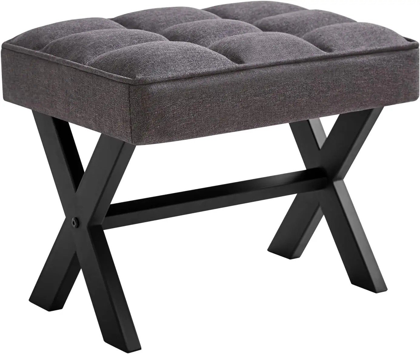 Small 12"" H Footrest, Square Linen Foot Stool With Metal X-Leg, Multi-Use As Small Side Table, Step Stool For Living Room,
Small 12"" H Footrest, Square Linen Foot Stool With Metal X-Leg, Multi-Use As Small Side Table, Step Stool For Living Room,