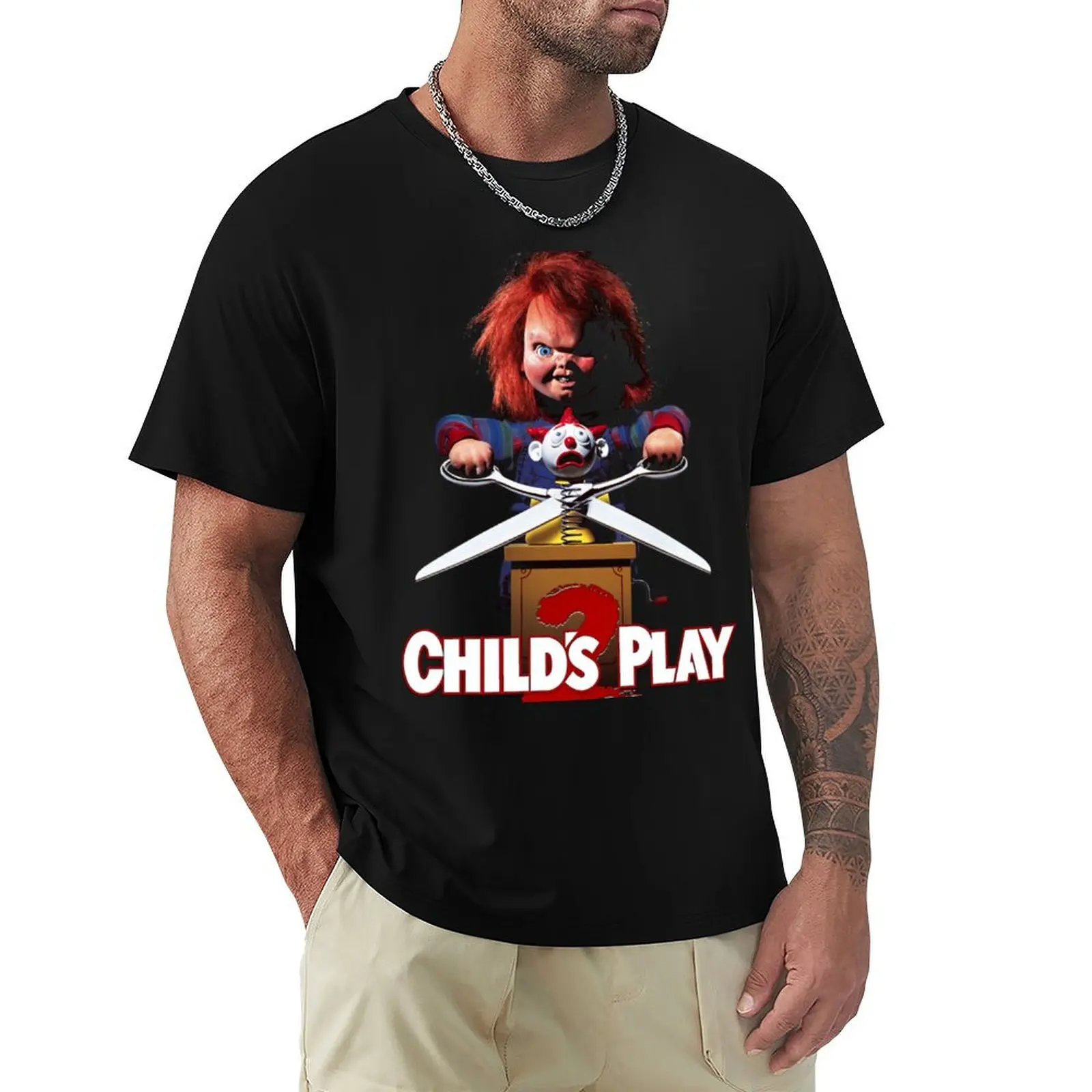Child's Play 2 (Chucky) T-Shirt Clothing gifts for boyfriend animal prinfor boys mens designer t shirt
Child's Play 2 (Chucky) T-Shirt Clothing gifts for boyfriend animal prinfor boys mens designer t shirt