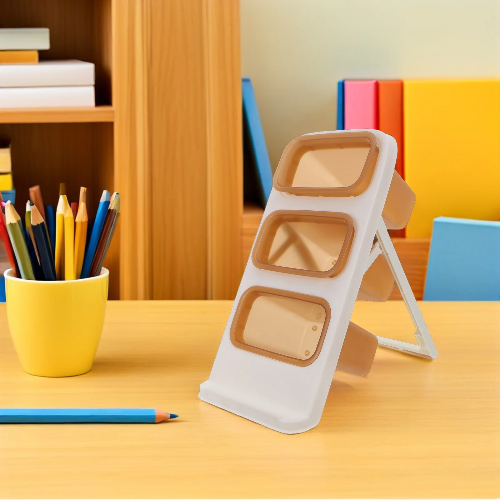 2Pcs Creative Pen Holder for Desk Multifunctional Compartment Organizer Storage for Makeup Brushes Paint Tools Pencils Lipstick
2Pcs Creative Pen Holder for Desk Multifunctional Compartment Organizer Storage for Makeup Brushes Paint Tools Pencils Lipstick