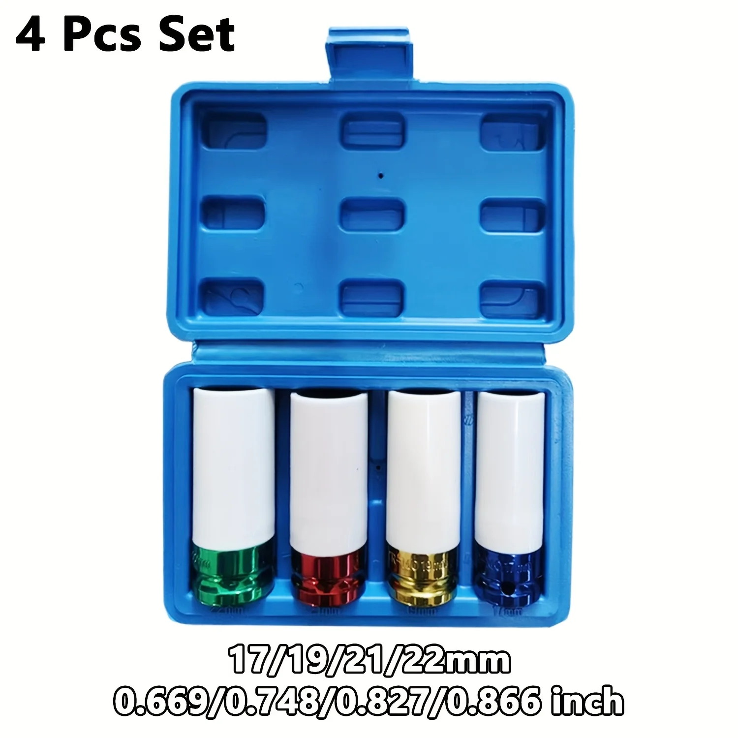 17/19/21/22mm Hex Sockets Pneumatic Wrench Tire Screw Sleeve 1/2 Inch Air Gun Tire Protection Impact Nut Socket Car Garage Tool
17/19/21/22mm Hex Sockets Pneumatic Wrench Tire Screw Sleeve 1/2 Inch Air Gun Tire Protection Impact Nut Socket Car Garage Tool