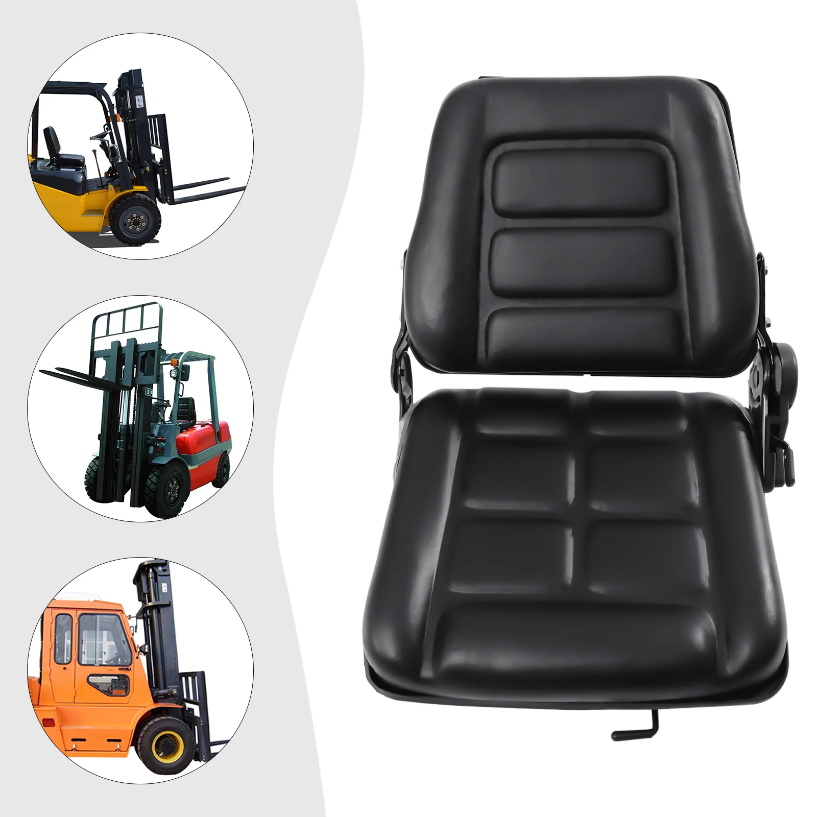 Adjustable Forklift Seat with PVC and Blister Foam, Comfortable Garden Tractor Seat, , Wear-Resistant, Easy to Install
Adjustable Forklift Seat with PVC and Blister Foam, Comfortable Garden Tractor Seat, , Wear-Resistant, Easy to Install