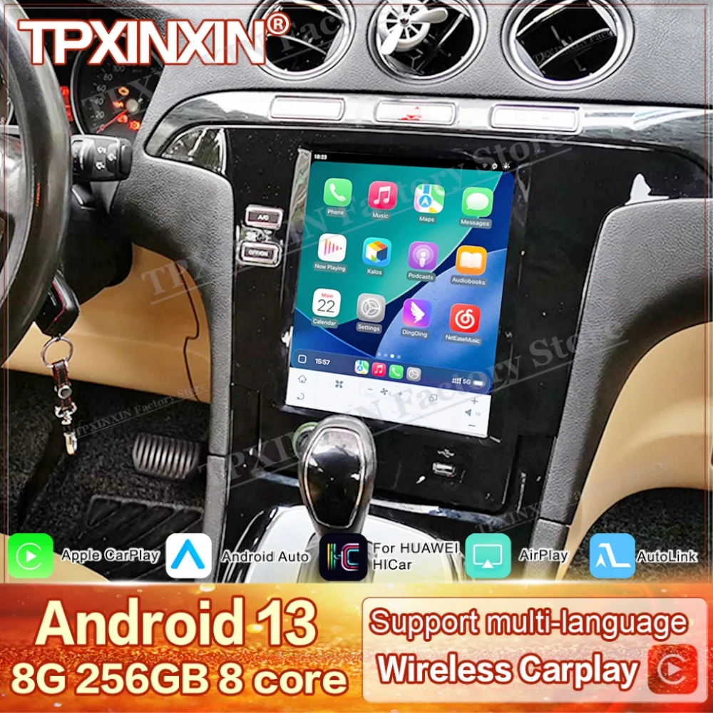 For Ford S-Max Galaxy 2007~2015 Android 13 Auto With Carplay Multimedia GPS Navigation Car Radio Video Stereo Receiver Head Unit
For Ford S-Max Galaxy 2007~2015 Android 13 Auto With Carplay Multimedia GPS Navigation Car Radio Video Stereo Receiver Head Unit