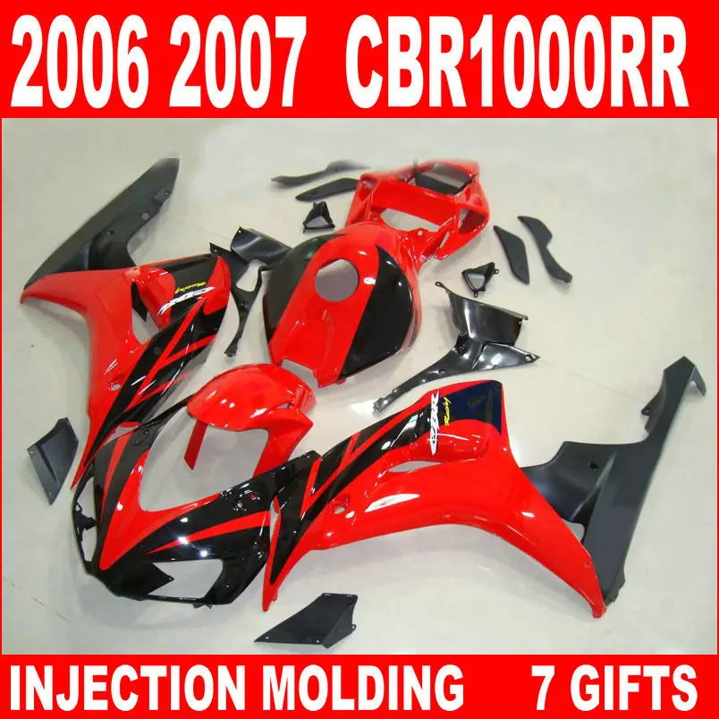 100% подходит для литья под давлением для HONDA 2006 2007 CBR1000RR, красные глянцевые плоские черные обтекатели cbr 1000 rr 06 07, обтекатель IFJ83
100% подходит для литья под давлением для HONDA 2006 2007 CBR1000RR, красные глянцевые плоские черные обтекатели cbr 1000 rr 06 07, обтекатель IFJ83