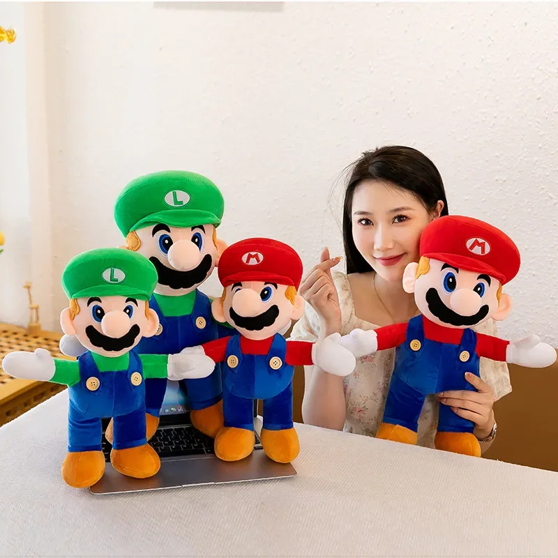 40-80 см большой размер Super Marios Bros плюшевая игрушка игра аниме Луиджи плюшевая кукла милые плюшевые игрушки мягкие куклы детский подарок на день рождения
40-80 см большой размер Super Marios Bros плюшевая игрушка игра аниме Луиджи плюшевая кукла милые плюшевые игрушки мягкие куклы детский подарок на день рождения