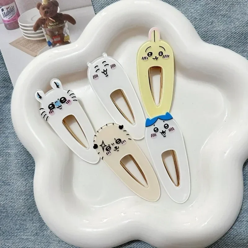 Kawaii Anime MINISO Chiikawa Acrylic Hair Clip Cute Cartoon Headwear Accessories Decoration Patch Lovely Gifts for Girls
Kawaii Anime MINISO Chiikawa Acrylic Hair Clip Cute Cartoon Headwear Accessories Decoration Patch Lovely Gifts for Girls