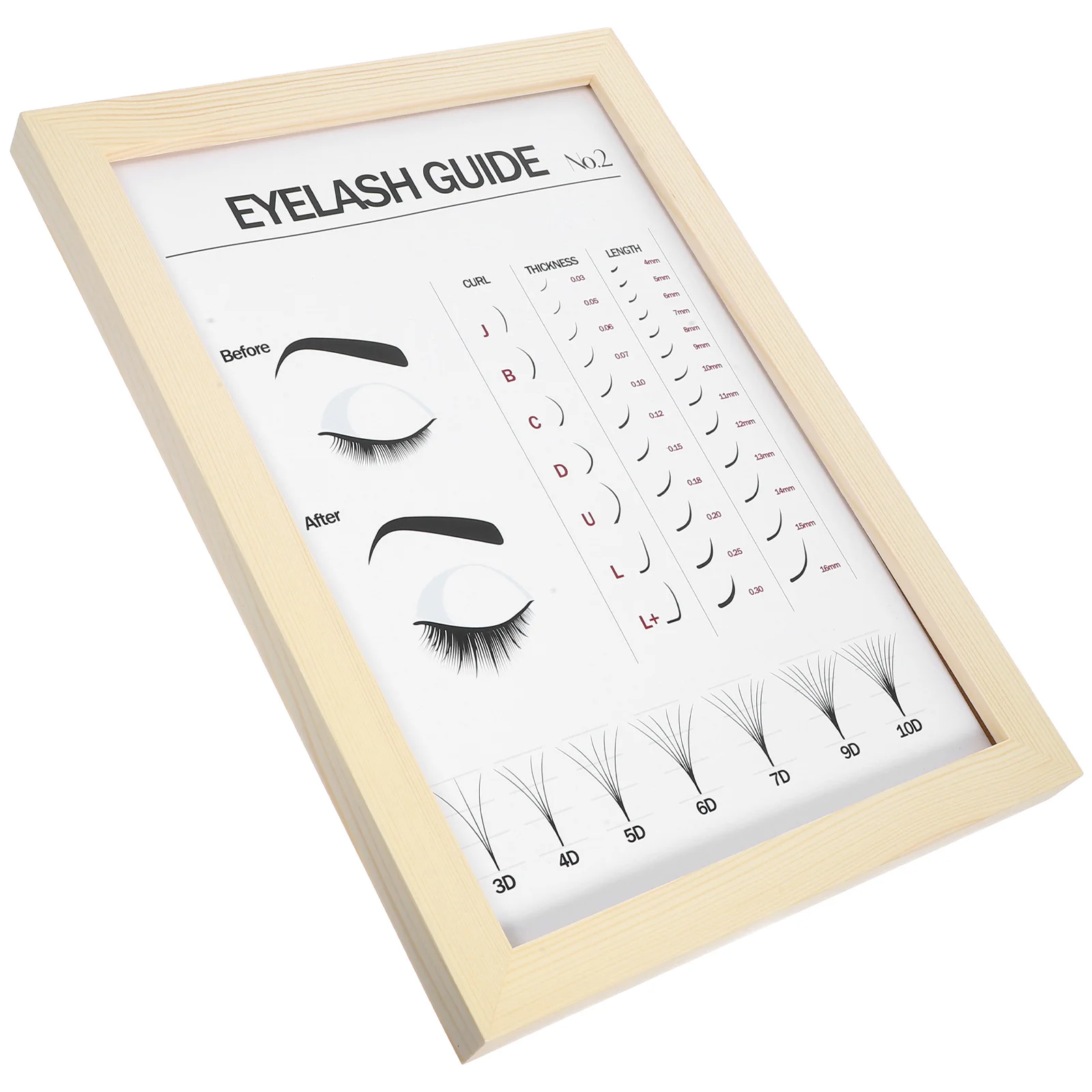 Доска для демонстрации накладных ресниц: элегантный стенд-постер для информации о типах накладных ресниц, руководство по наращиванию ресниц, декор для рабочего стола, художественное оформление
Доска для демонстрации накладных ресниц: элегантный стенд-постер для информации о типах накладных ресниц, руководство по наращиванию ресниц, декор для рабочего стола, художественное оформление