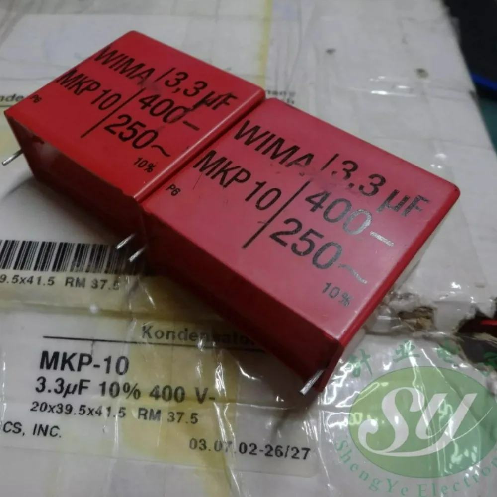 1pcs/lot MKP10 3.3uF 400V 3u3 335K Brand New 37.5mm Film Capacitor
1pcs/lot MKP10 3.3uF 400V 3u3 335K Brand New 37.5mm Film Capacitor