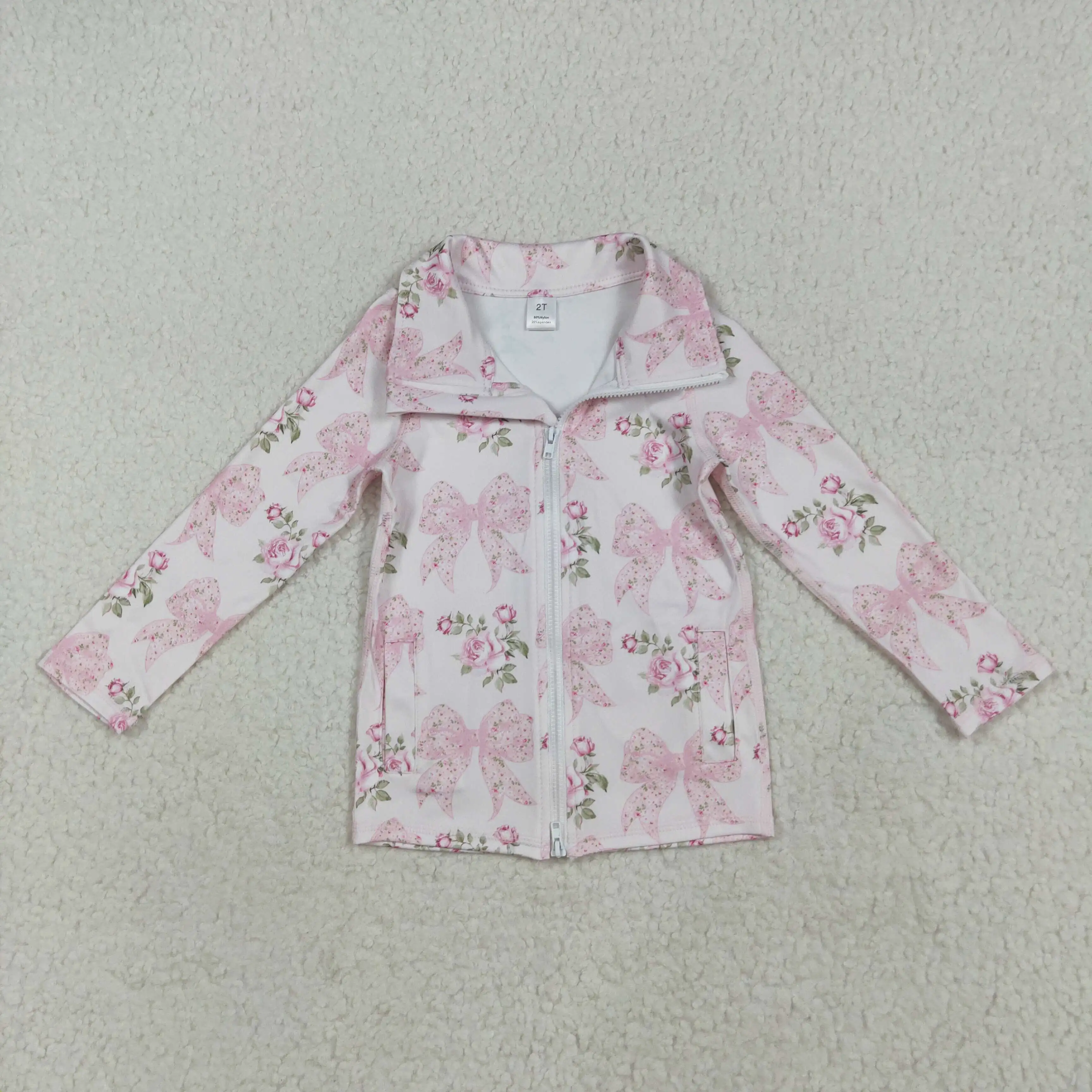 Baby Girls Long Sleeves Pink Floral Bows Zipper Yoga Jacket Top with Pockets Cute Outfit for Little Ones
Baby Girls Long Sleeves Pink Floral Bows Zipper Yoga Jacket Top with Pockets Cute Outfit for Little Ones