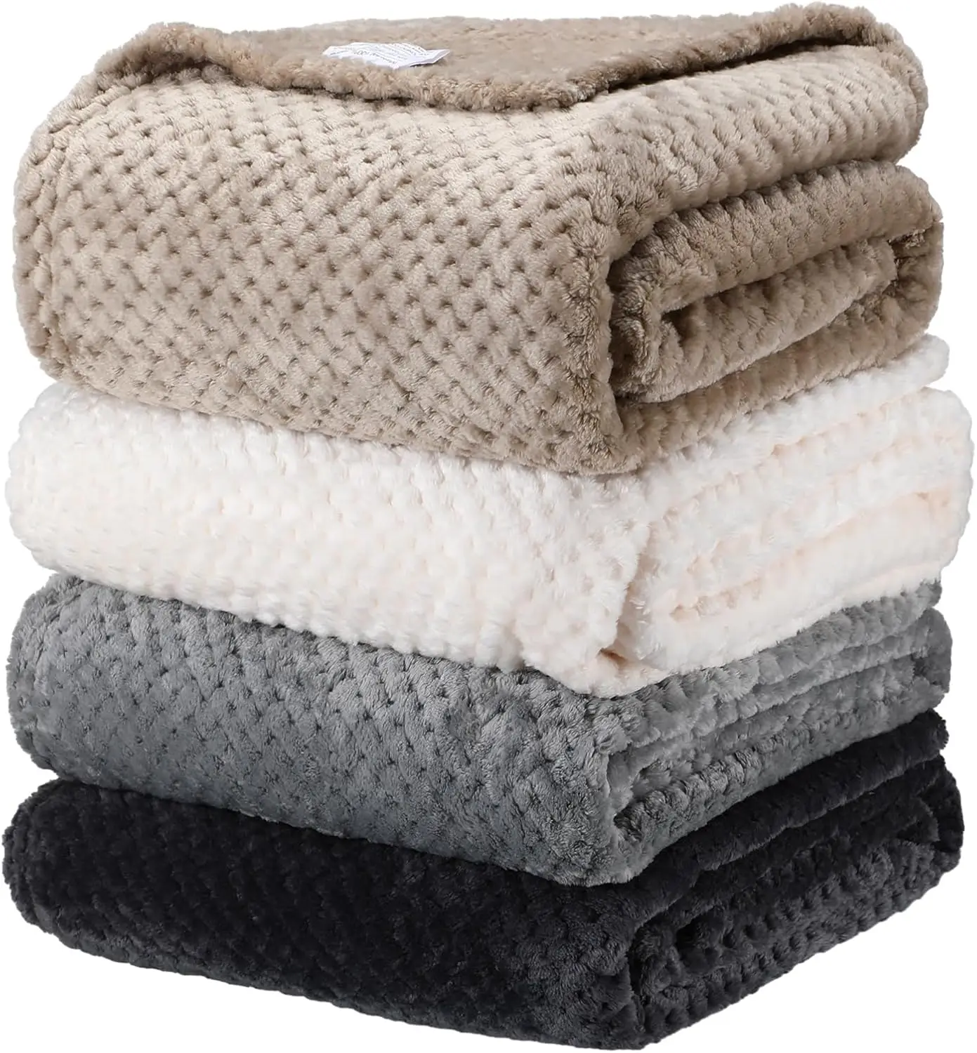 Комплект из 4-х флисовых пледов, большие, с 3D вафельной текстурой, мягкие, для кровати и дивана, зимние, теплые, легкие, не линяют
Комплект из 4-х флисовых пледов, большие, с 3D вафельной текстурой, мягкие, для кровати и дивана, зимние, теплые, легкие, не линяют