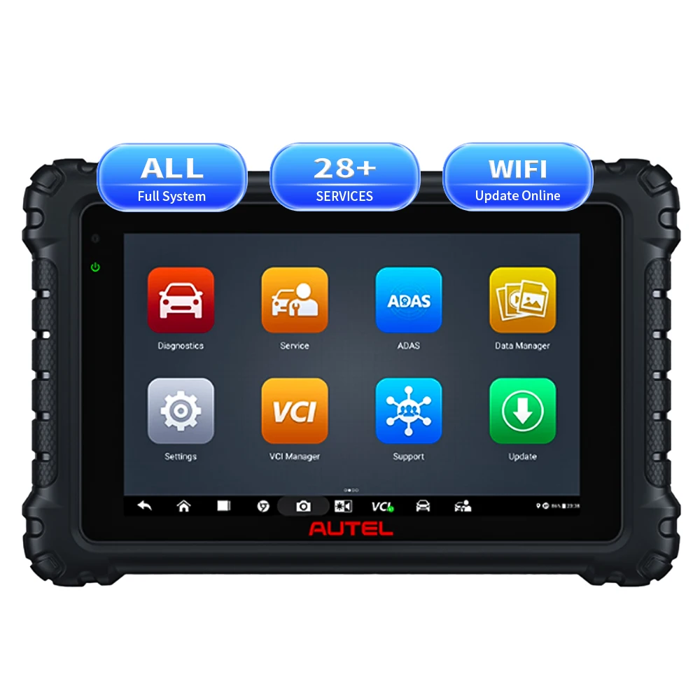 Heavy-Duty MS906 PRO Diagnostic Tablet - 12V/24V Truck Scanner TPMS Reset ECU Coding J2534 HD Camera Auto Tool
Heavy-Duty MS906 PRO Diagnostic Tablet - 12V/24V Truck Scanner TPMS Reset ECU Coding J2534 HD Camera Auto Tool