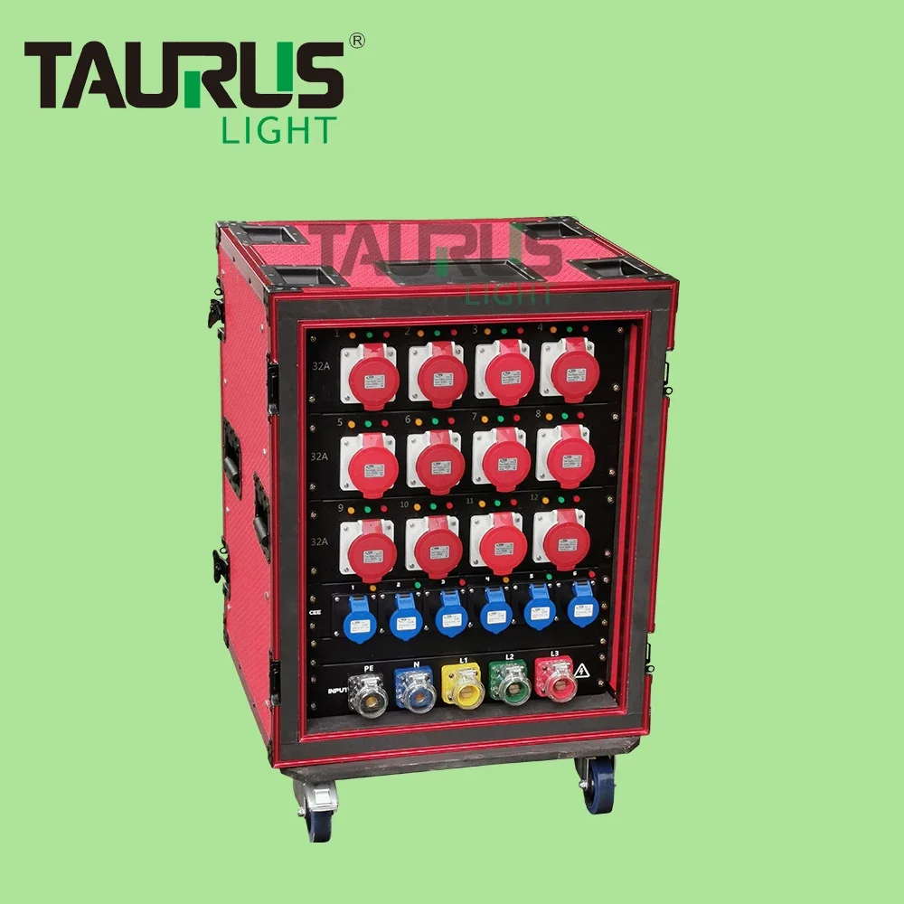 24x 16A CEE 3pin and 12x 32A 5pin Output CEE Power Rack 400A Stage Power Distribution Box
24x 16A CEE 3pin and 12x 32A 5pin Output CEE Power Rack 400A Stage Power Distribution Box