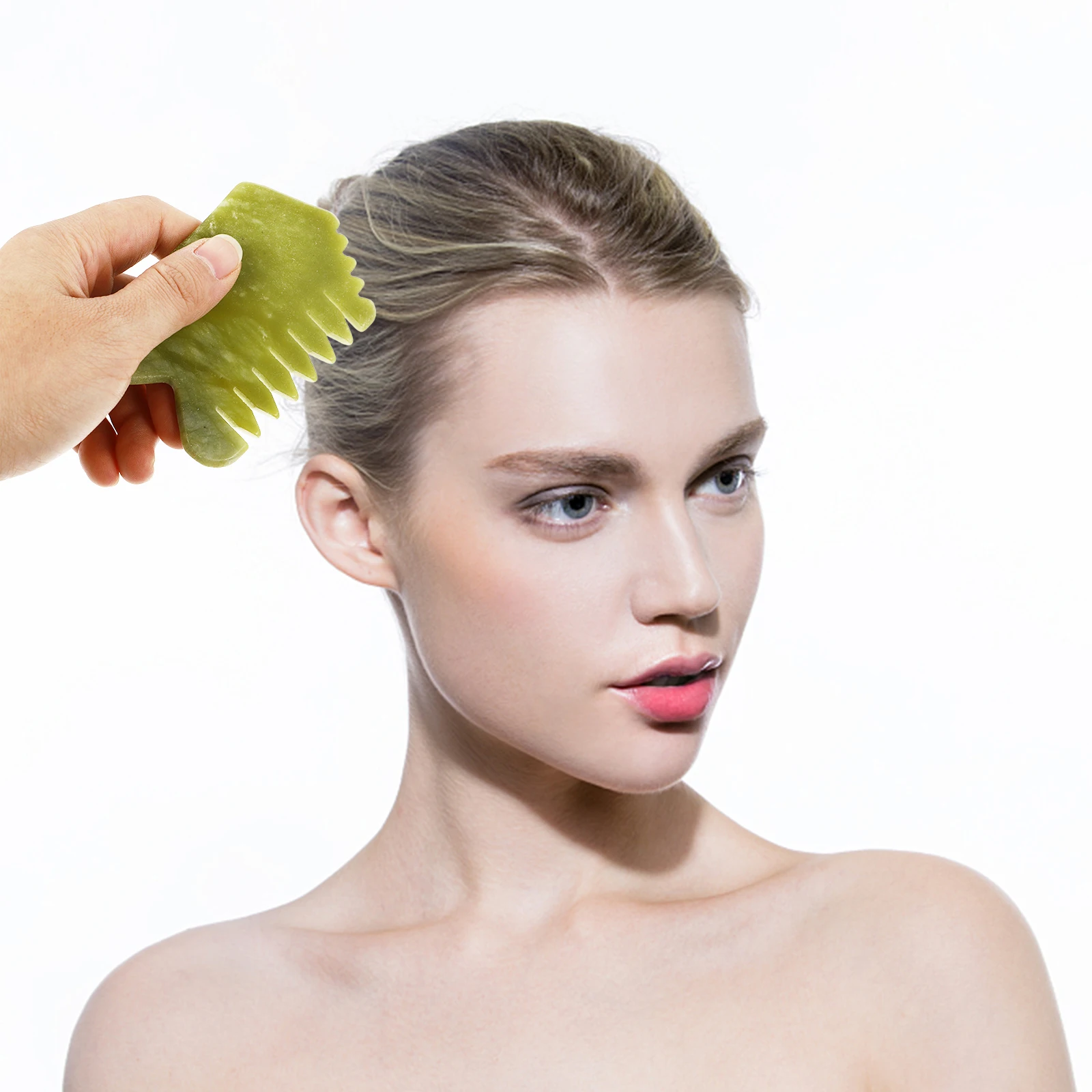 Jade Massage Comb Hair Scalp Massager Scraping Tool for Head Face Neck Back Feet Durable Long Lasting Anti Static Healthy
Jade Massage Comb Hair Scalp Massager Scraping Tool for Head Face Neck Back Feet Durable Long Lasting Anti Static Healthy