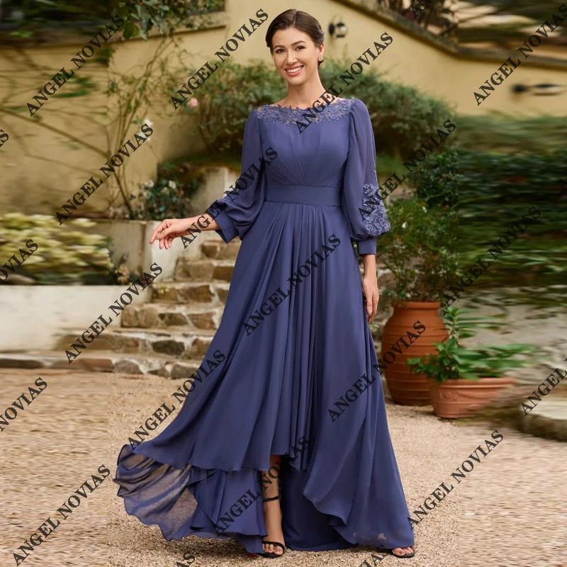 Customized Long Sleeves Navy Blue Chiffon Mother of the Bride Dress 2025 with Short Sleeves Robes Invitee Mariage
Customized Long Sleeves Navy Blue Chiffon Mother of the Bride Dress 2025 with Short Sleeves Robes Invitee Mariage