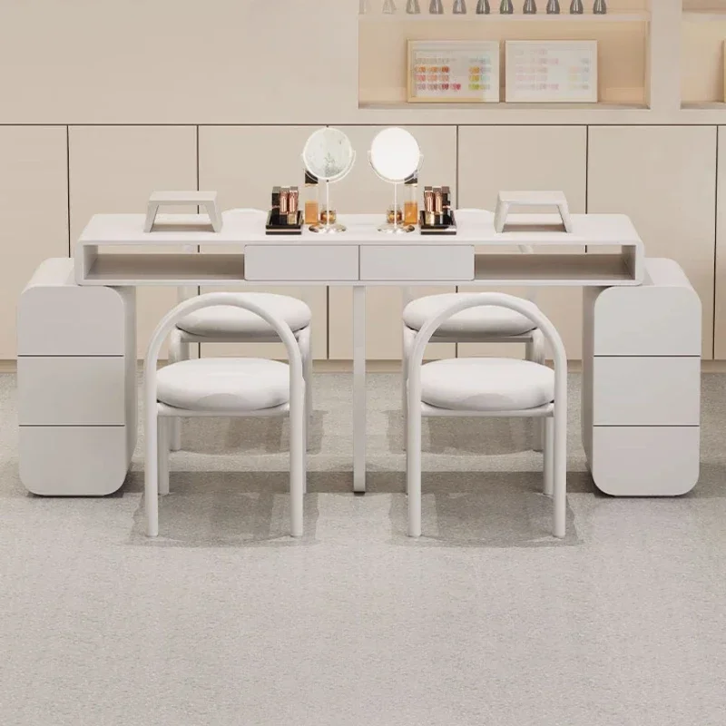 Nordic Luxury Makeup Nail Tables Manicure Professional White Modern Nail Tables Living Room Mesa Manicura Salon Furniture
Nordic Luxury Makeup Nail Tables Manicure Professional White Modern Nail Tables Living Room Mesa Manicura Salon Furniture