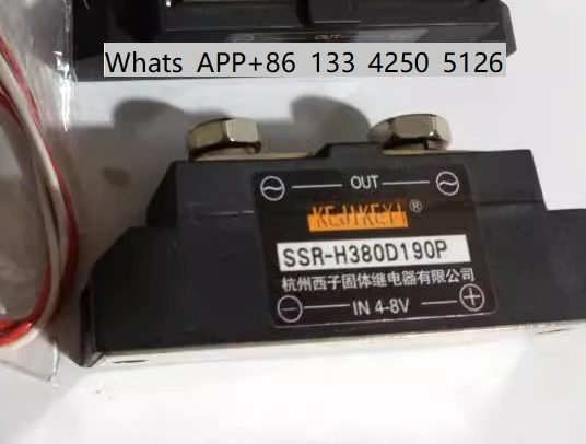 Оригинальное однофазное твердотельное реле переменного тока KEJIKEYI Hangzhou Xizi SSR-H380D190P IN4-8V
Оригинальное однофазное твердотельное реле переменного тока KEJIKEYI Hangzhou Xizi SSR-H380D190P IN4-8V