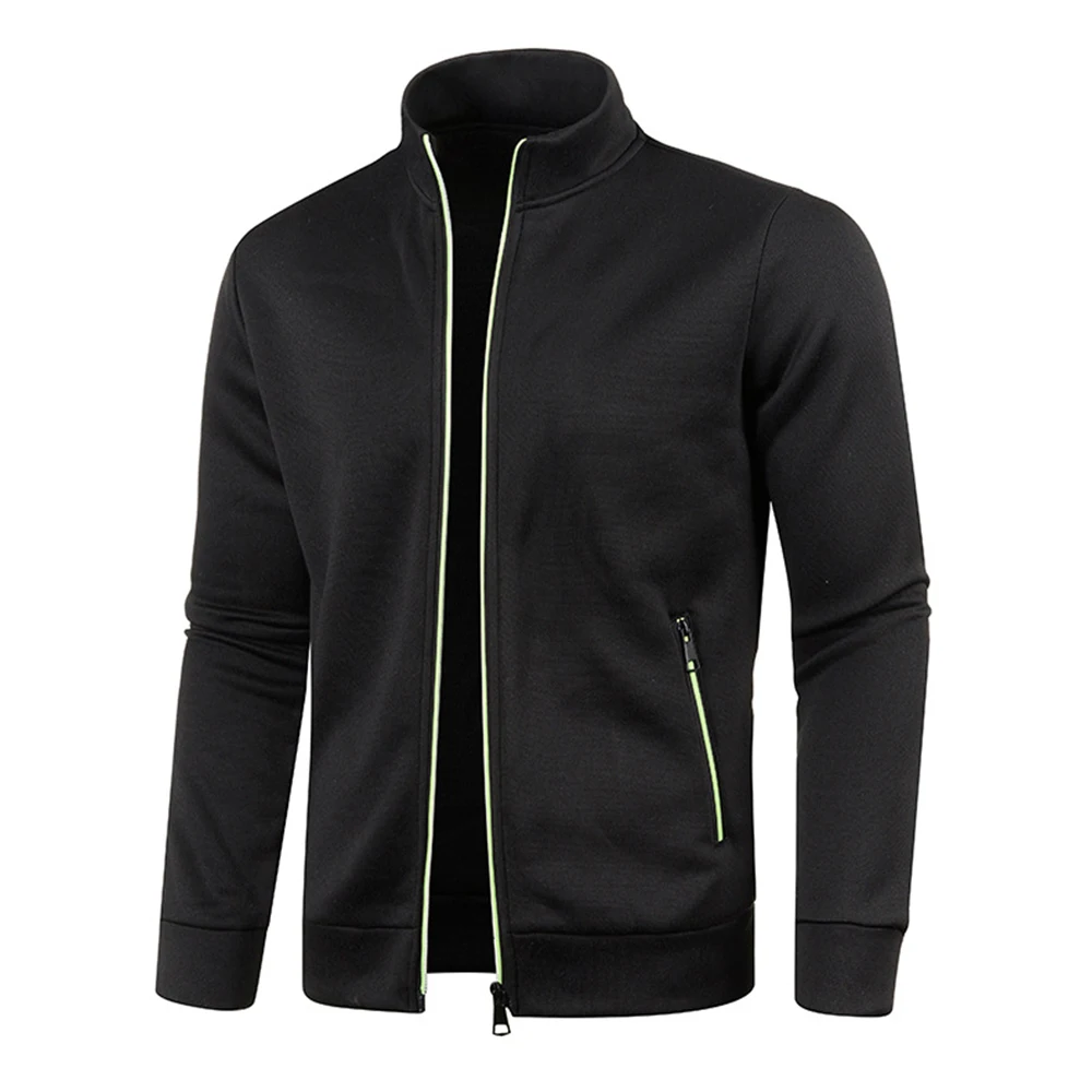 Male Mens Coats Leisure Pocket Sports Standing Collar Sweater Sweatshirt Zip Up Business Cardigans Coat Formal
Male Mens Coats Leisure Pocket Sports Standing Collar Sweater Sweatshirt Zip Up Business Cardigans Coat Formal