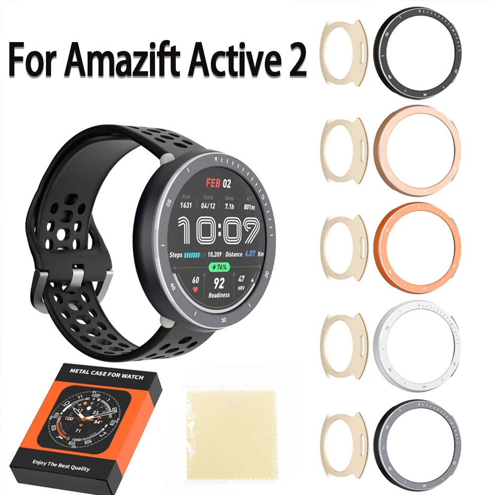Replacement Metal Watch Bezel Anti-Scratch Protective Watch Case for Amazfit Active 2 Shell Shockproof Screen Cover Accessories
Replacement Metal Watch Bezel Anti-Scratch Protective Watch Case for Amazfit Active 2 Shell Shockproof Screen Cover Accessories