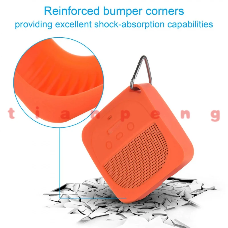 Premium Soft Silicone Protective Cover For Bose SoundLink Micro Built-in Cord Slot Anti-slip Dustproof Portable Carry Case
Premium Soft Silicone Protective Cover For Bose SoundLink Micro Built-in Cord Slot Anti-slip Dustproof Portable Carry Case