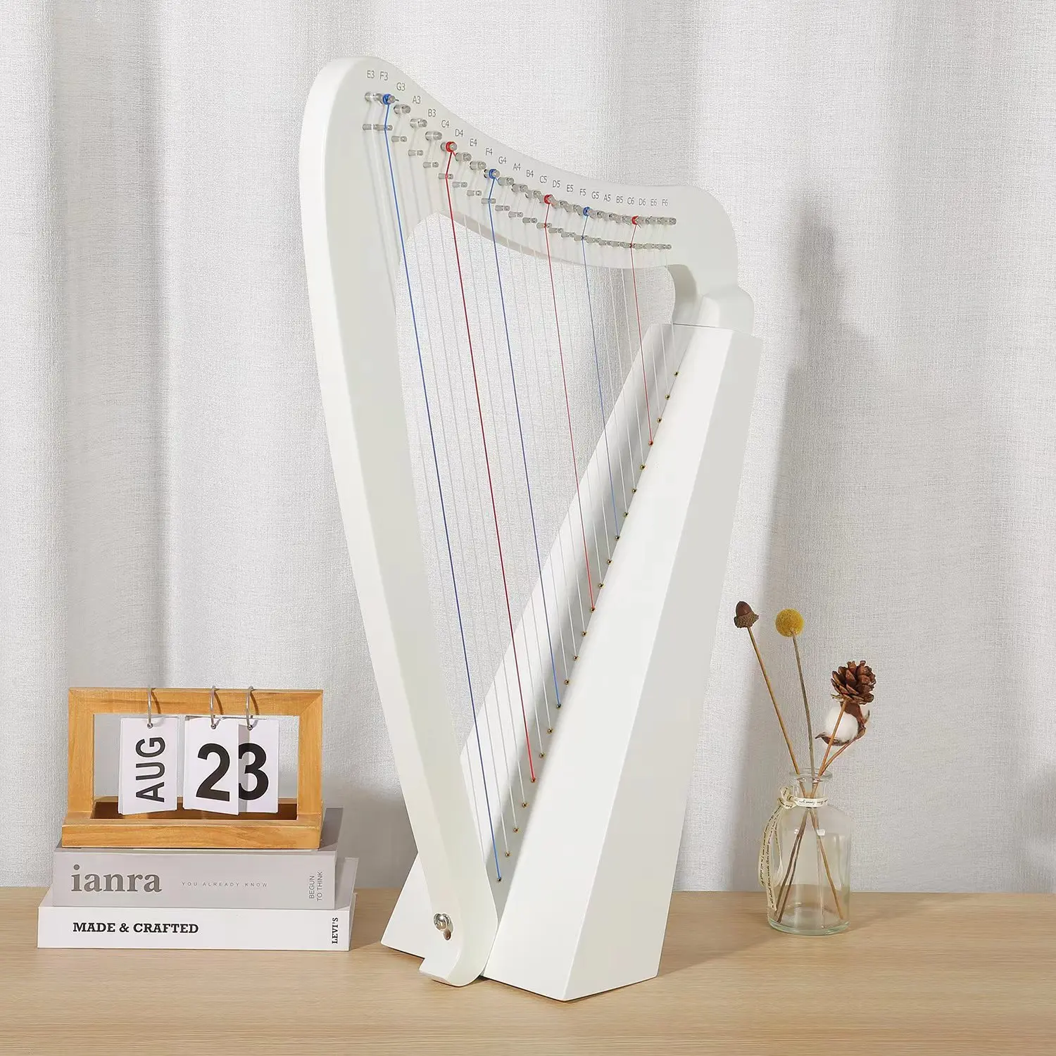 Hooqu Wholesale 23 String Harp Lyre Simple Style Wood Color Musical Instruments & Accessories With Sample Service
Hooqu Wholesale 23 String Harp Lyre Simple Style Wood Color Musical Instruments & Accessories With Sample Service