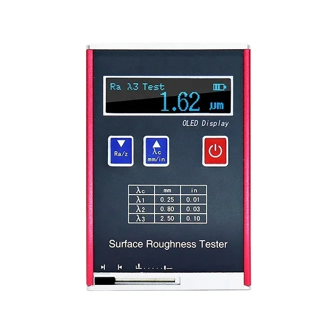 Digital Portable High Accuracy Surface Roughness Meter test instruments Ra Rz Rq nondestructive testing equipment
Digital Portable High Accuracy Surface Roughness Meter test instruments Ra Rz Rq nondestructive testing equipment