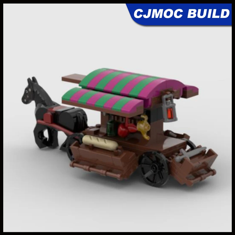 221 шт. MOC строительный блок, торговая тележка, карета, сборка кирпичных игрушек с лошадью для коллекционера MOC-156412
221 шт. MOC строительный блок, торговая тележка, карета, сборка кирпичных игрушек с лошадью для коллекционера MOC-156412