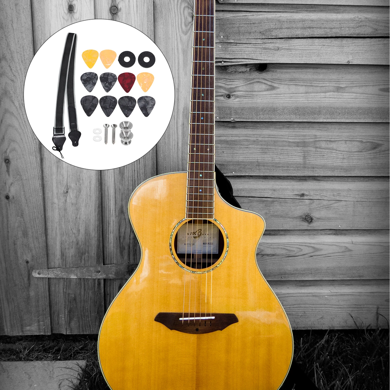 Guitar Strap Set Universal Adjustable Length Metal Accessories Foldable Guitar Pick Slot Shoulder Strap Button Replacement
Guitar Strap Set Universal Adjustable Length Metal Accessories Foldable Guitar Pick Slot Shoulder Strap Button Replacement