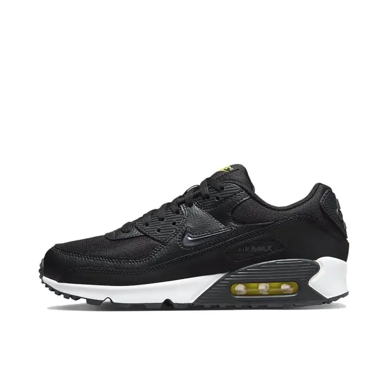 Мужские и женские кроссовки Nike Air Max 90 Black Jewel из ткани и кожи, спортивные амортизирующие, противоскользящие, износостойкие, с низким вырезом
Мужские и женские кроссовки Nike Air Max 90 Black Jewel из ткани и кожи, спортивные амортизирующие, противоскользящие, износостойкие, с низким вырезом