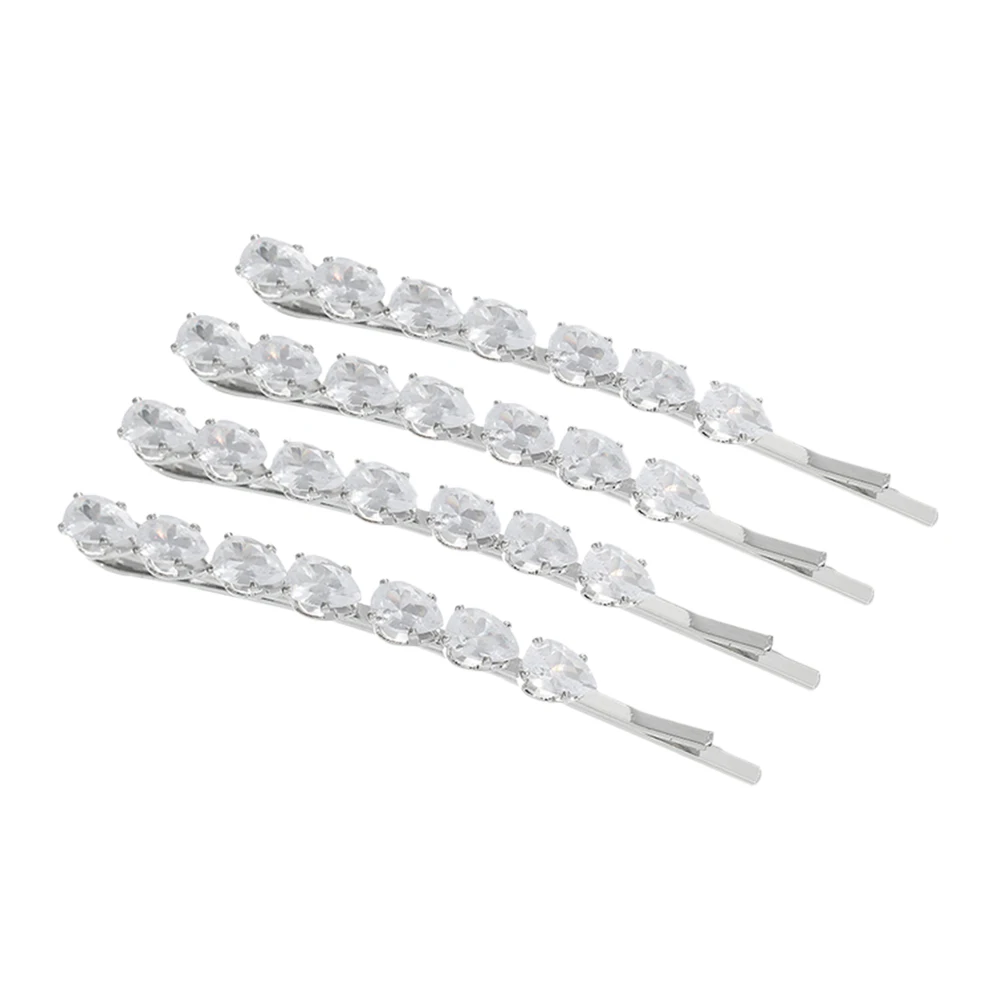 Rhinestones Clips Zircon Hairpin Crystal Decorative Accessories Wedding Banquets Party Straight Curly Hair Stylish Silver Color
Rhinestones Clips Zircon Hairpin Crystal Decorative Accessories Wedding Banquets Party Straight Curly Hair Stylish Silver Color