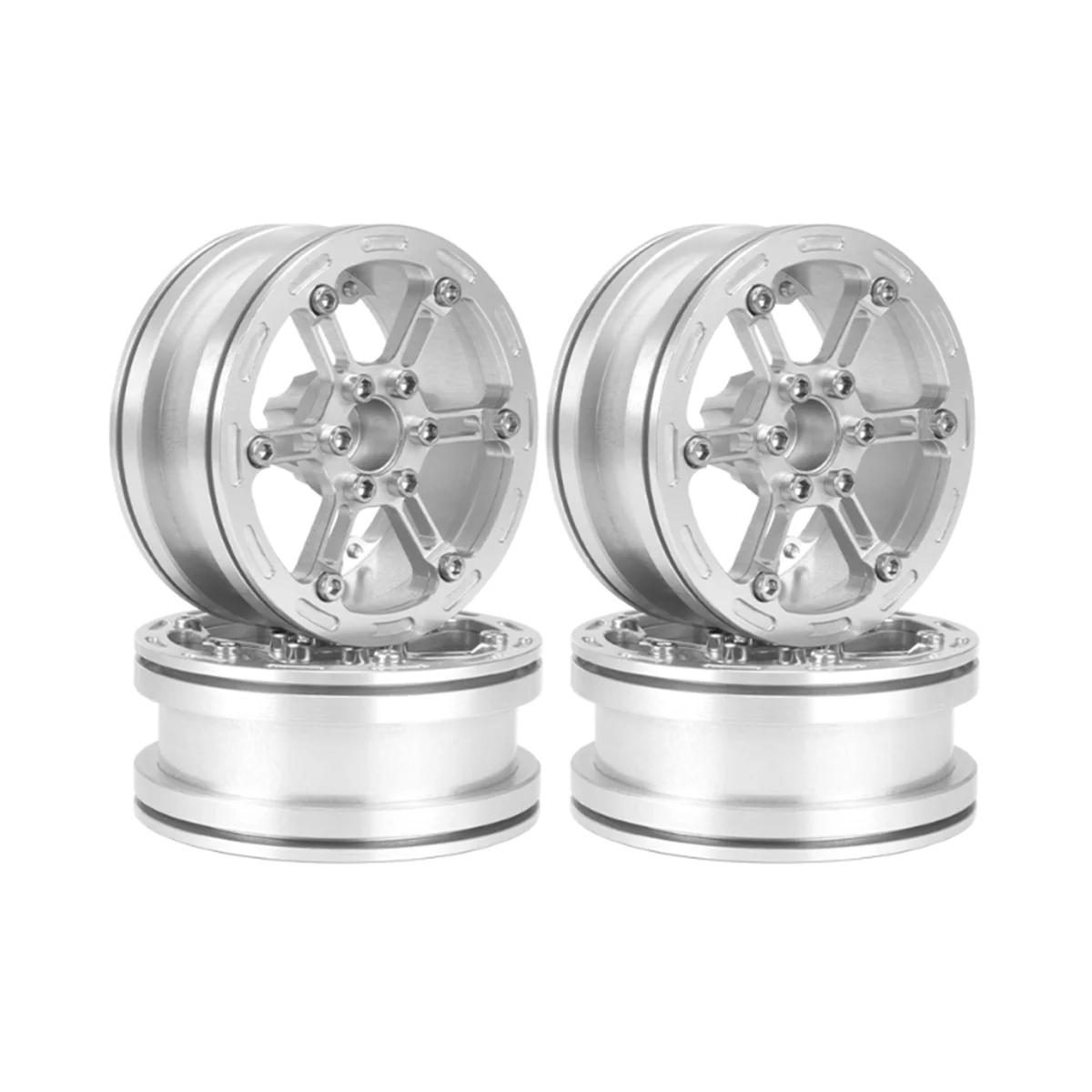 56G Light Weight 2.2 Metal Beadlock Wheel Rim Hub for 1/10 RC Crawler Car Axial SCX10 Wraith Capra RR10 Traxxas TRX4,6
56G Light Weight 2.2 Metal Beadlock Wheel Rim Hub for 1/10 RC Crawler Car Axial SCX10 Wraith Capra RR10 Traxxas TRX4,6