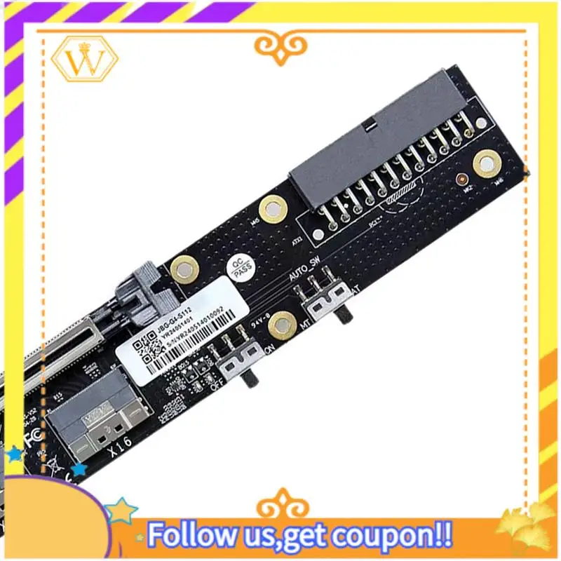 Latest-2Port Slimsas External Card Pcie4.0 X16 Laptop To External Video Graphics Card Pcie4.0 X16 To Slimsas 8654 PC Adapter
Latest-2Port Slimsas External Card Pcie4.0 X16 Laptop To External Video Graphics Card Pcie4.0 X16 To Slimsas 8654 PC Adapter