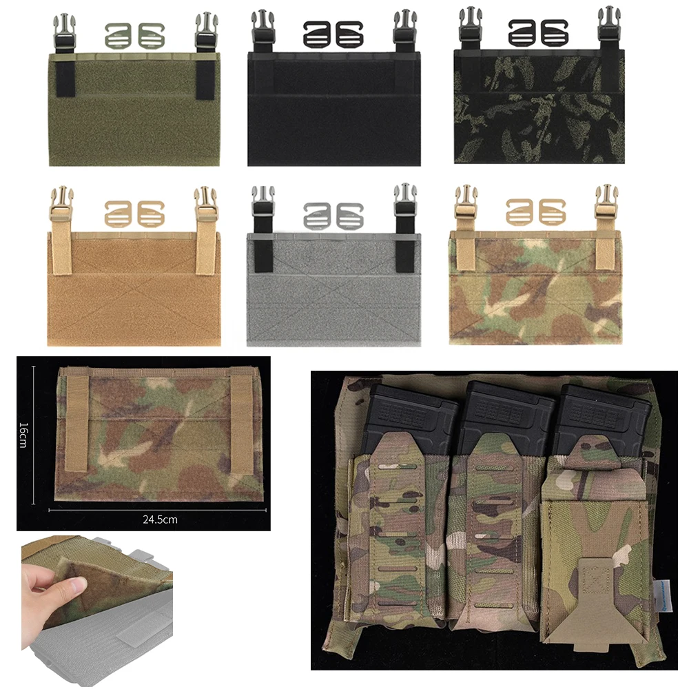 CRYE Front Plate Adapter for Tactical Hunting Vest Plate Carrier Magic Patches Hook Loop Change MOLEE System Magazine Pouch Gear
CRYE Front Plate Adapter for Tactical Hunting Vest Plate Carrier Magic Patches Hook Loop Change MOLEE System Magazine Pouch Gear
