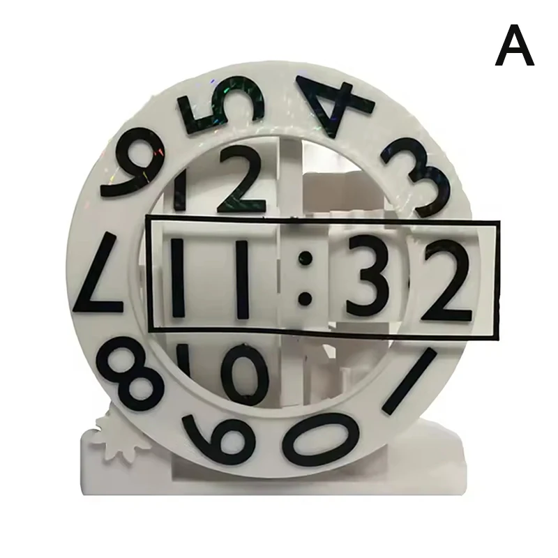 Rotating Numeric Display PLA Digital Clock Living Room Desktop Digital Clock Home Decoration 3D Printed Triaxial Clock with
Rotating Numeric Display PLA Digital Clock Living Room Desktop Digital Clock Home Decoration 3D Printed Triaxial Clock with