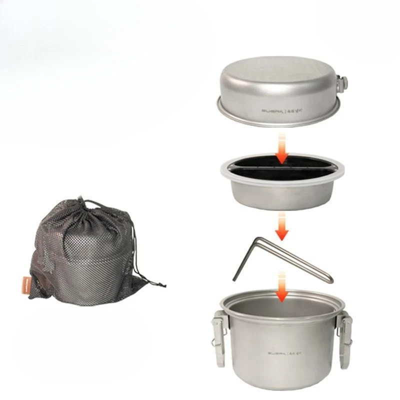 Outdoor 304 Stainless Steel Multi-functional Cooking Frying Pan Stew Rice Cooking Artifact Micro Pressure Pot
Outdoor 304 Stainless Steel Multi-functional Cooking Frying Pan Stew Rice Cooking Artifact Micro Pressure Pot
