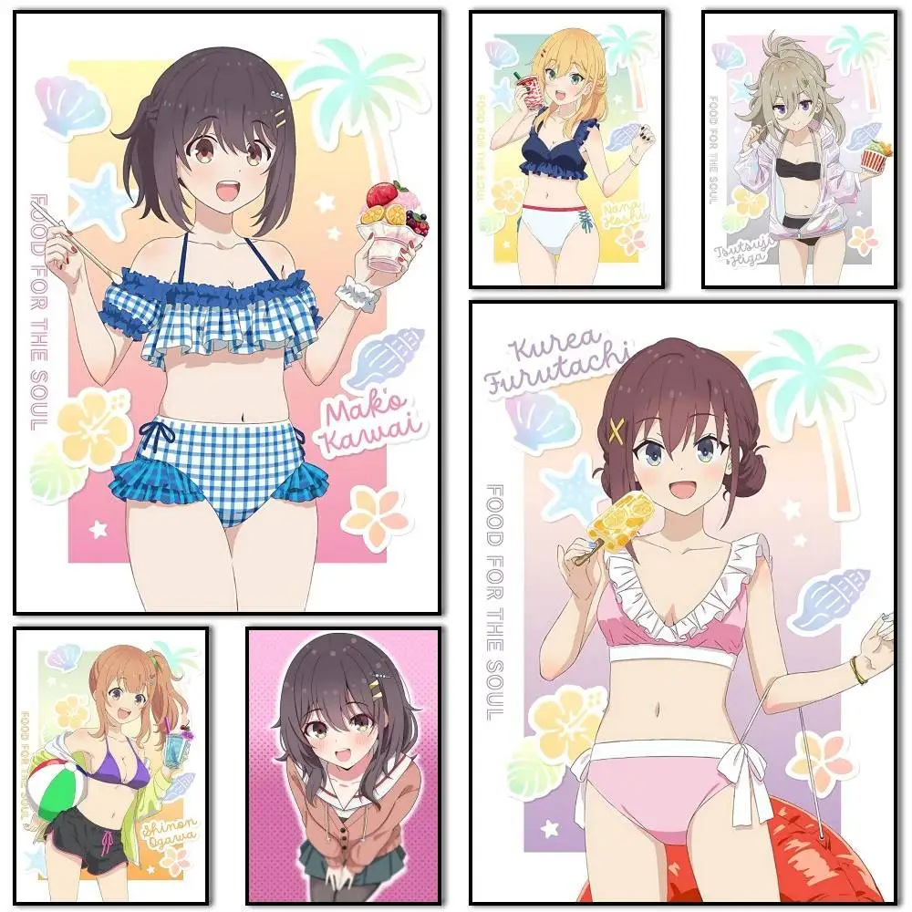 Anime Food for the Soul Official Art Poster Self-adhesive Art Waterproof Paper Sticker Coffee House Bar Room Wall Decor
Anime Food for the Soul Official Art Poster Self-adhesive Art Waterproof Paper Sticker Coffee House Bar Room Wall Decor