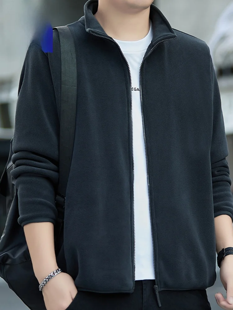 Rn Men's Fce Lined Casual Jaet Thiened Stand Collar Open Cardigan Warmth Faionable Polyester Winter Outerwear
Rn Men's Fce Lined Casual Jaet Thiened Stand Collar Open Cardigan Warmth Faionable Polyester Winter Outerwear