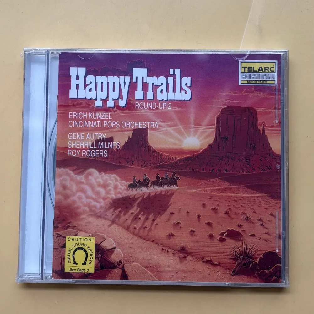 Telarc Happy Trails Round-Up 2 Erich Kunzel Cincinnati Pops Orchestra Audiophile CD Brand New Sealed In Stock
Telarc Happy Trails Round-Up 2 Erich Kunzel Cincinnati Pops Orchestra Audiophile CD Brand New Sealed In Stock