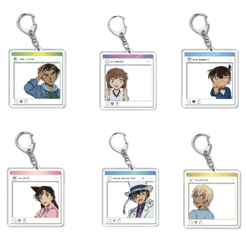 Detective Conan Edogawa New Acrylic Popular Anime Related Products Fun Keychain Bag Charms Pendant Q Version Creative Kingring
Detective Conan Edogawa New Acrylic Popular Anime Related Products Fun Keychain Bag Charms Pendant Q Version Creative Kingring