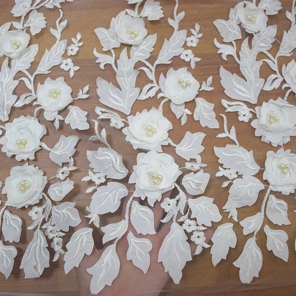 1 Yard 3D Chiffon Mesh Lace Embroidered Decorative Fabrics Leaf Small Fresh Bag DIY Dress Trim Traditional Wedding HY0946-2
1 Yard 3D Chiffon Mesh Lace Embroidered Decorative Fabrics Leaf Small Fresh Bag DIY Dress Trim Traditional Wedding HY0946-2
