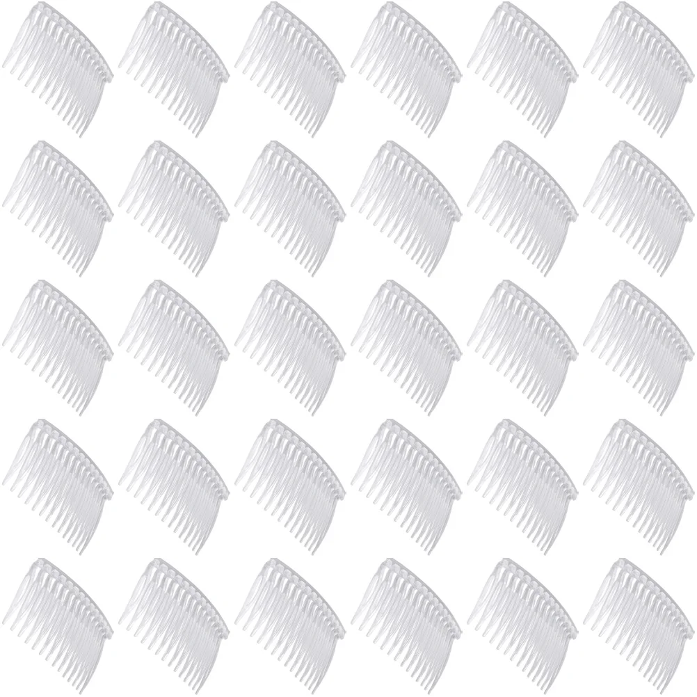 50pcs Transparent Comb Lightweight Plastic Hair Combs for Women Wedding Bridal Accessories Bridesmaid Side Combs Fine Hair
50pcs Transparent Comb Lightweight Plastic Hair Combs for Women Wedding Bridal Accessories Bridesmaid Side Combs Fine Hair
