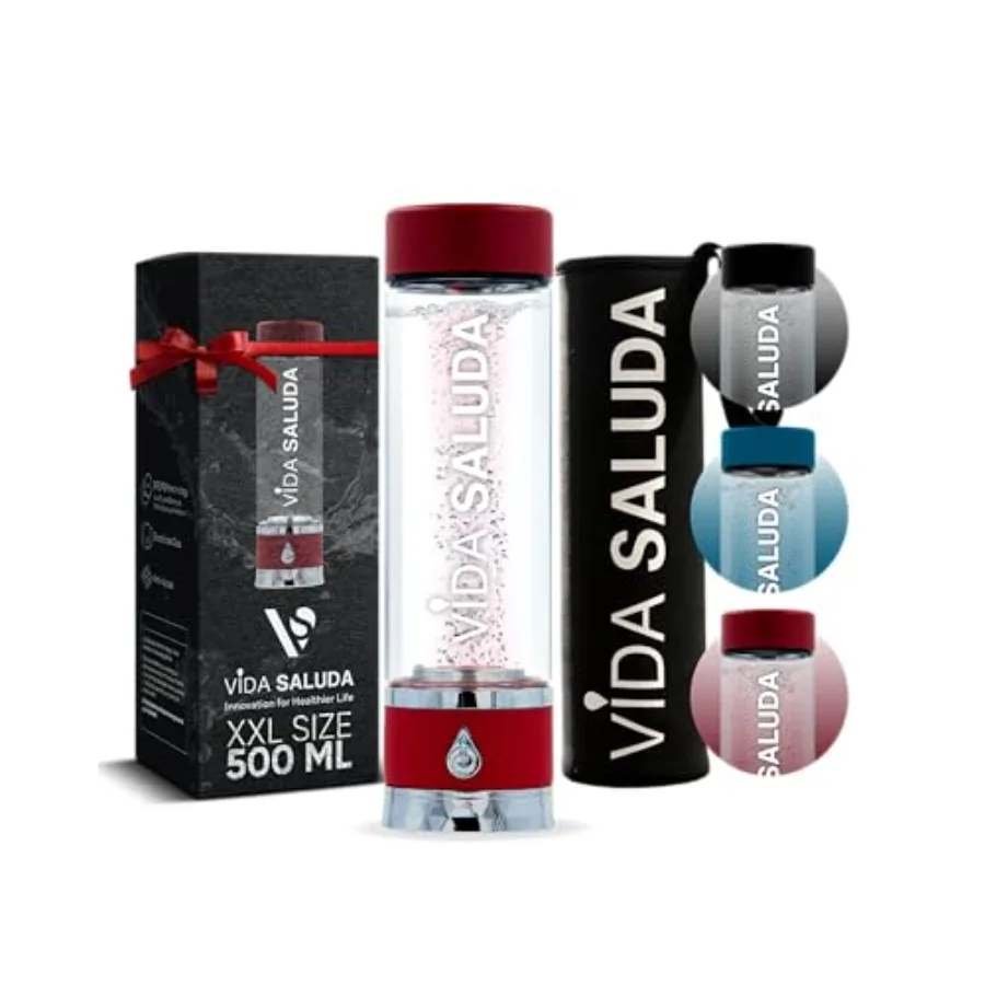 Hydrogen Water Bottle Generator 500ml Portable SPE PEM Hydrogen Rich Water Maker with Titanium Platinum Plates Fast Rechargeabl
Hydrogen Water Bottle Generator 500ml Portable SPE PEM Hydrogen Rich Water Maker with Titanium Platinum Plates Fast Rechargeabl